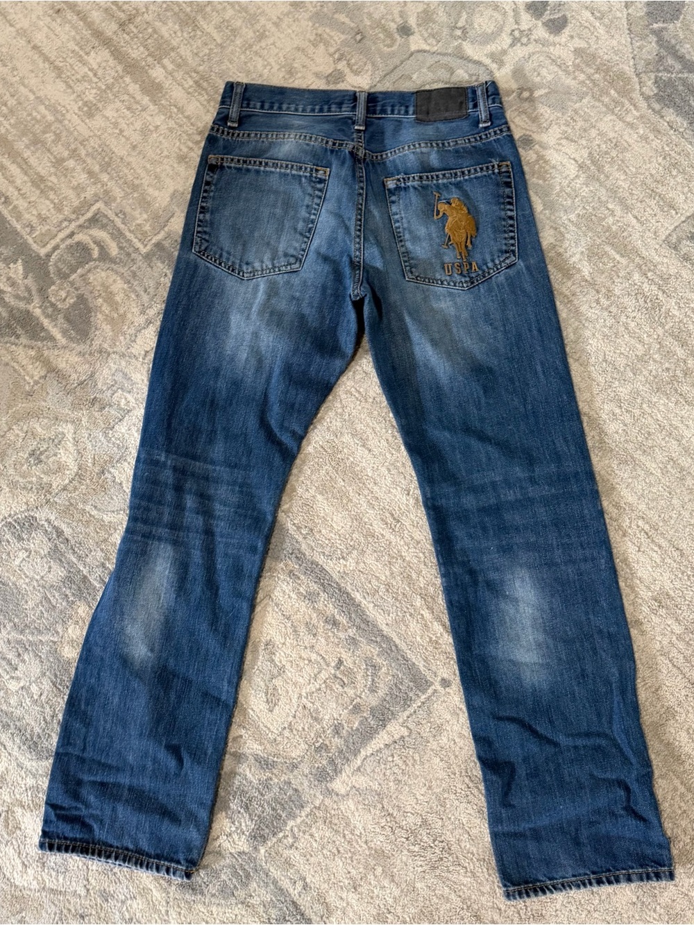 Vintage Men’s Polo 30x32 Jeans with Embroidered Polo Logo